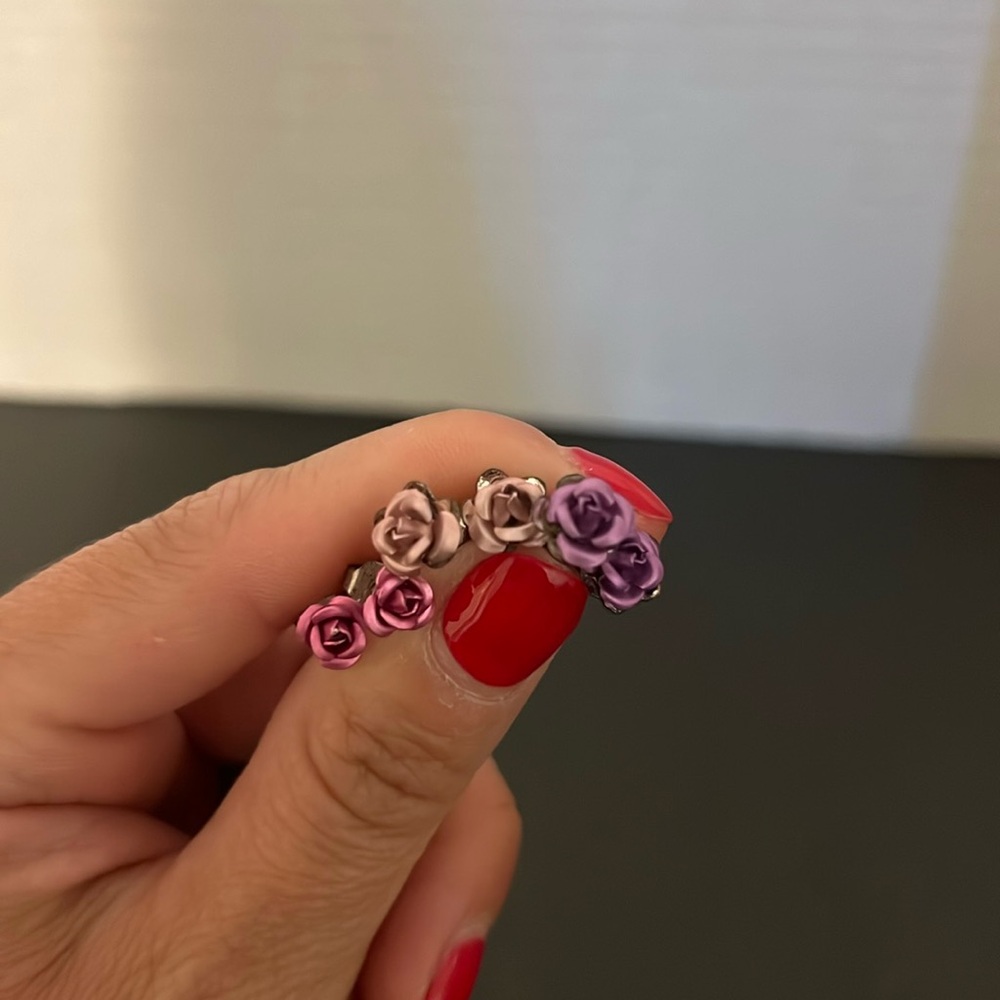 Flower earrings